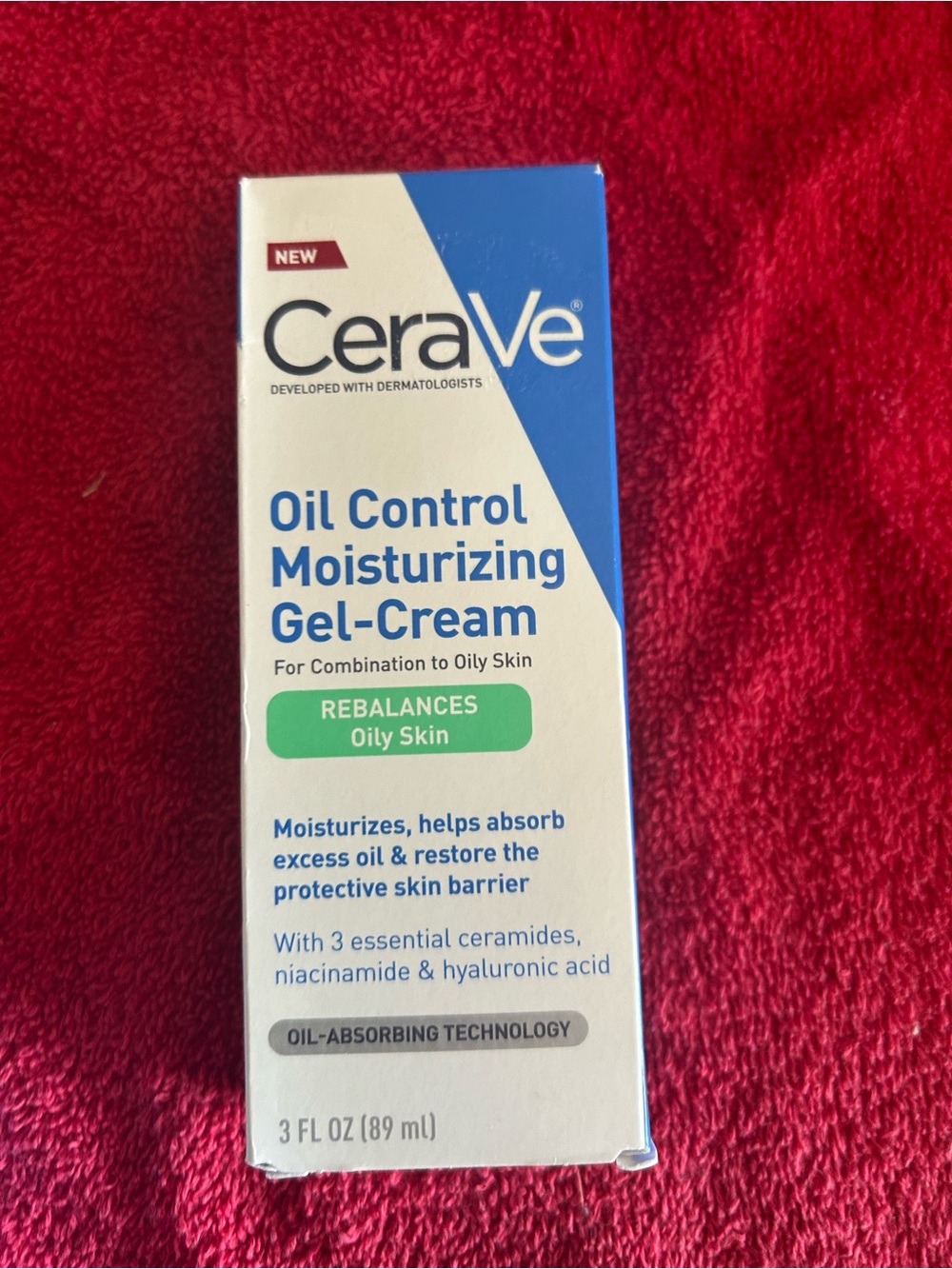 CeraVe Moisturizing Gel-Cream in Blue and White Packaging